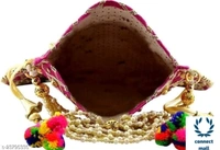 Women's Rajasthani Traditional Potli Bag - Red